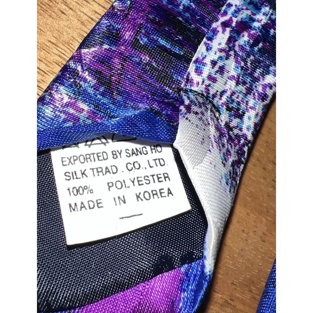 Fratello Men’s Tie Swordfish - Handmade - Vibrant Colors - 58” x 3 1/2” - Picture 5 of 5